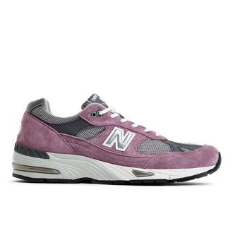 New Balance Mens MADE in UK 991v1 in Pink/Grey Suede/Mesh, size 10.5