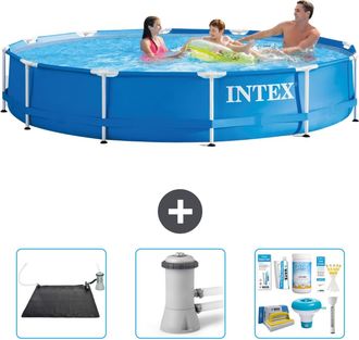Intex Piscina Con Estructura Redonda - 366x76 Cm - 6-piezas S22459
