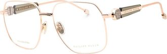 Philipp Plein Womens Vpp126s 57Mm Optical Frames