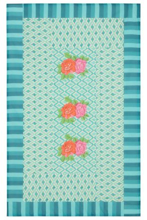 Lisa Corti Junior Quilt Hima Big Flw Turquesa
