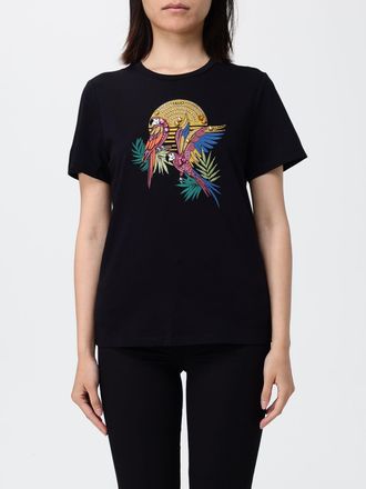 Liu Jo T-shirts in cotone stampata con strass