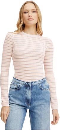 Guess Kyla Sweater - Dames - Truien - Roze - Maat: XL Viscose