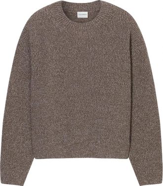 Closed Crew Neck Long Sleeve - Dames - Ronde hals truien - Beige - S - Wol - Truien & Vesten