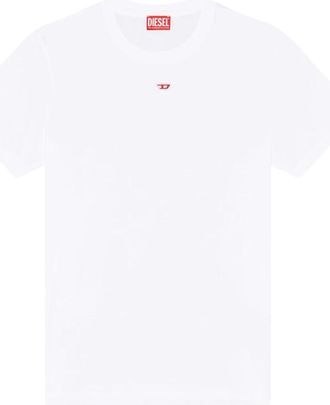 Diesel T-Diegor-D T-Shirt - Heren - T-shirts - Wit - XL - Katoen - Tops