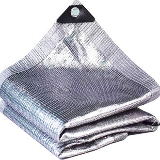 OEM Malla De Sombra De Aluminio Al 99%, Tela De Sombra, L&aacute;mina De Aluminio Reflectante, Tejido De Sombra, Reflectante, Resistente A Los Rayos Uv, Probado 