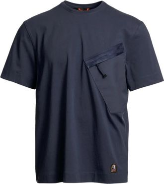 Parajumpers Baildon T-Shirt - Heren - T-shirts - Blauw - S - Katoen - Tops