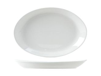 Tuxton Alaska Wing Platter 11-1/8x7-1/2, 12 Pieces