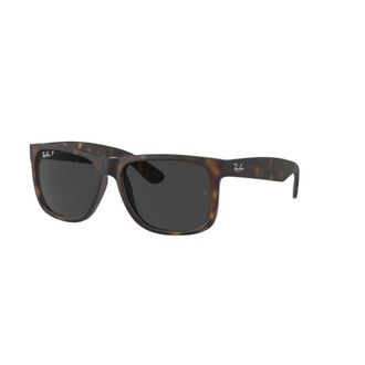 Ray-Ban Authentieke Justin Bril- Premium Kwaliteit! - Heren - Zonnebrillen - Bruin - 55 MM - Accessoires