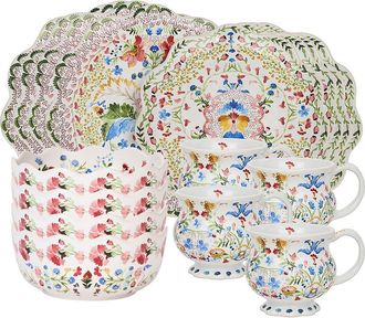 Juliska Sofia 16-Piece Dinnerware Set in White Multi at Nordstrom