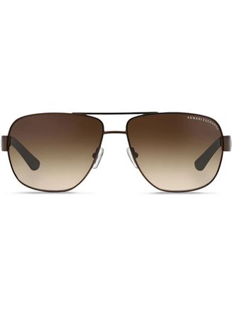 A|X Armani Exchange Occhiali da sole modello navigator - Marrone