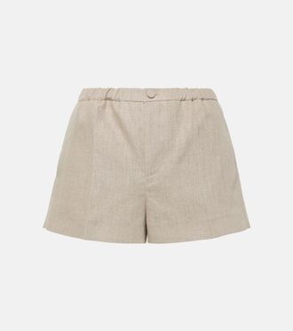 Valentino Linen canvas shorts