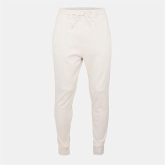 HUGO BOSS Mens Hadiko X Solid Patterned Slim Joggers in Light Beige - Size X-Large