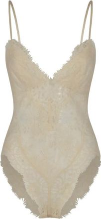 Zimmermann Tops, Dames, Wit, M, Katoen, Witte Kant Teddy Top