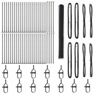 Berkfield Home Hexagon Fence Grey 1.6x100 m Steel