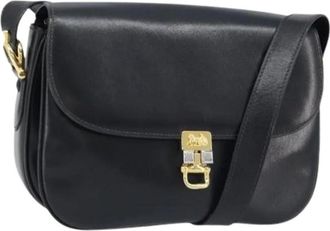 Celine Pre-owned Vintage Schoudertas - Dames - Vintage Schoudertas - Zwart - ONE Size - Leer - Vintage