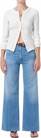 Citizens Of Humanity Lyra Long Wide Leg Jeans In Canopy