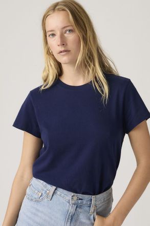 Levi's Camiseta de algod&oacute;n Favorite - Mujer - XS - Azul / Peacoat