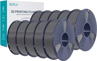 OEM Filamento Pla 3d, 10 Rollos, Peso Neto 1 Kg, Temperatura De Impresi&oacute;n 200-210 &deg;c