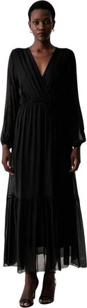 Vicolo Vestido Largo Acampanado - Dresses - Mujer - Negro - S
