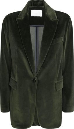 Circolo 1901 Blazer Velluto Liscio - Dames - Blazers - Groen - M - Jassen