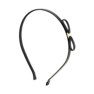 Ferragamo Hair Accessories, female, Black, Size: ONE SIZE Mini Bow Headband
