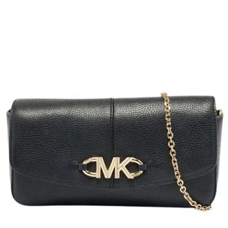 Michael Kors Pre-owned Leren Schoudertas - Dames - Pre-owned - Zwart - Maat: ONE Size Leer