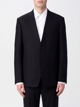 Maison Margiela Open-Front Single-Breasted Blazer in Pure Virgin Wool