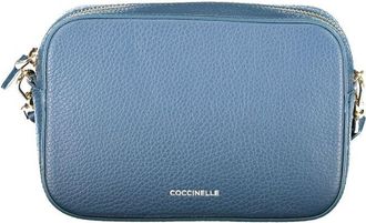Coccinelle Blue Leather Women Womens Handbag