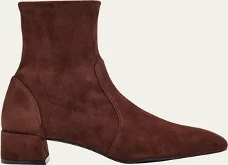 Stuart Weitzman Maeve Suede Booties
