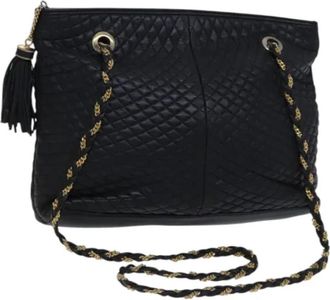 Bally Tweedehands leren schoudertassen - Dames - Vintage Schoudertas - Zwart - ONE Size - Leer - Vintage
