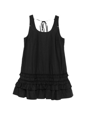 Ganni Minikleid aus Bio-Baumwolle