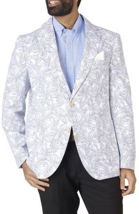 Tailorbyrd Floral Seersucker Sport Coat in White Dove at Nordstrom Rack, Size 38Regular