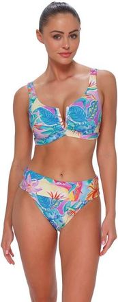 Sunsets Vienna V-Wire Bikini Swimsuit Top - DD Cup in Aloha Vista at Nordstrom, Size 34