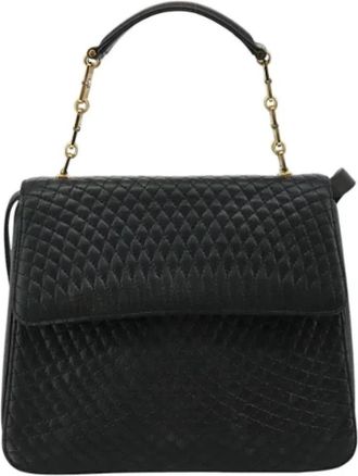Bally Tweedehands leren handtassen - Dames - Vintage Handtas - Zwart - ONE Size - Leer - Vintage