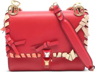 Fendi Borsa a spalla Kan I mini anni 2010 - Rosso