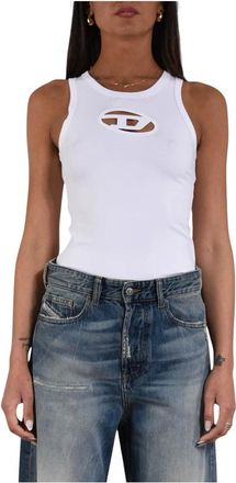 Diesel Dames, Tops, Wit, Maat: XS Katoen