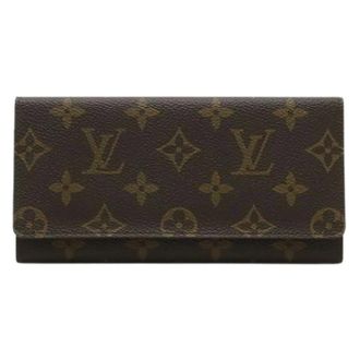 Louis Vuitton Pre-owned Wallets, female, Brown, Size: ONE SIZE Pre-owned Monogram Long Wallet
