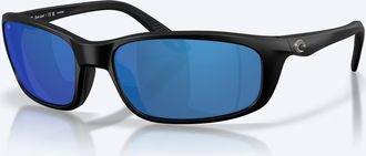 Costa Unisex Brine Ii Polarized Sunglasses In Black Blue Mirror
