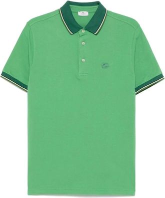 Etro Hombre, Camisetas, Verde, Talla: L