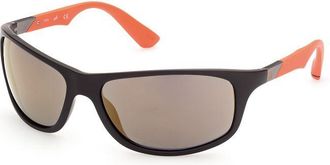 Web Eyewear Black Acetate Mens Sunglasses