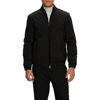 Gorski Mens Jacket With Genuine Shearling Lining in Black at Nordstrom, Size Medium