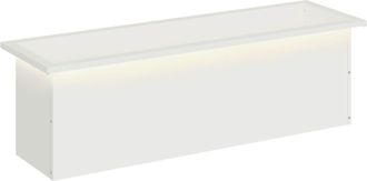 vidaXL Jardinera Para Jard&iacute;n Con Luces Led Blanco 30 X 100 X 30 Cm Vidaxl