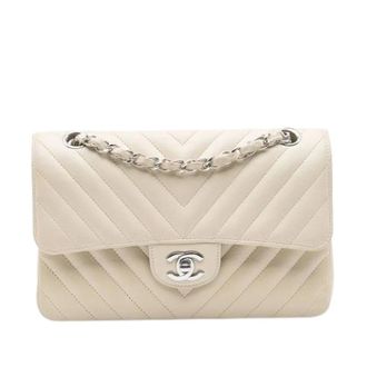Chanel Pre-owned Vintage Schoudertas - Dames - Pre-owned - Beige - Maat: ONE Size Leer