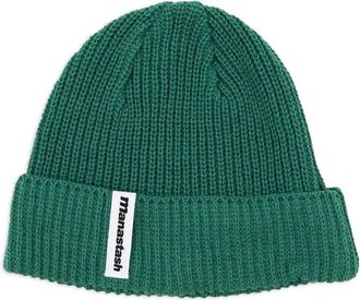 Manastash ribbed cotton beanie - men - Cotton - One Size - Green