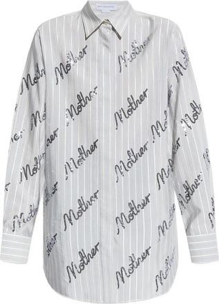 Stella McCartney Gonna a righe con paillettes - 9215