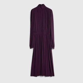 Gucci Light Viscose Cr&ecirc;pe Jersey Dress, Bordeaux, Ready-to-wear