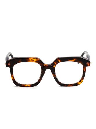 Kuboraum J8 glasses - unisex - Acetate/Metal - 50 - Brown