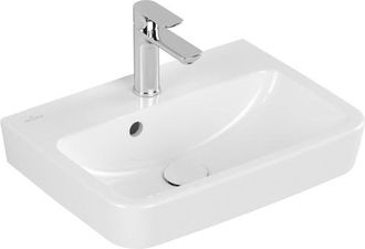 Villeroy & Boch O.novo fontein - 50x37cm m.1 kraangat - met overloop - White Alpine (glans wit)
