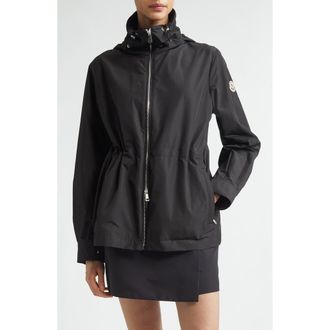 Moncler Enette Hooded Jacket in Black at Nordstrom, Size 5
