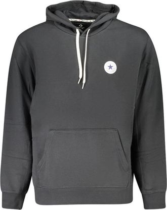Converse Chuck Taylor Patch Pullover Hoodie - Heren - Hoodies - Zwart - L - Katoen - Hoodies & sweatvesten